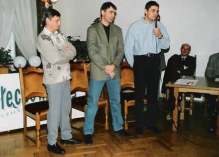 Marek Kaczmarek, Paweł Przybylski, Krzysztof Hołowczyc.